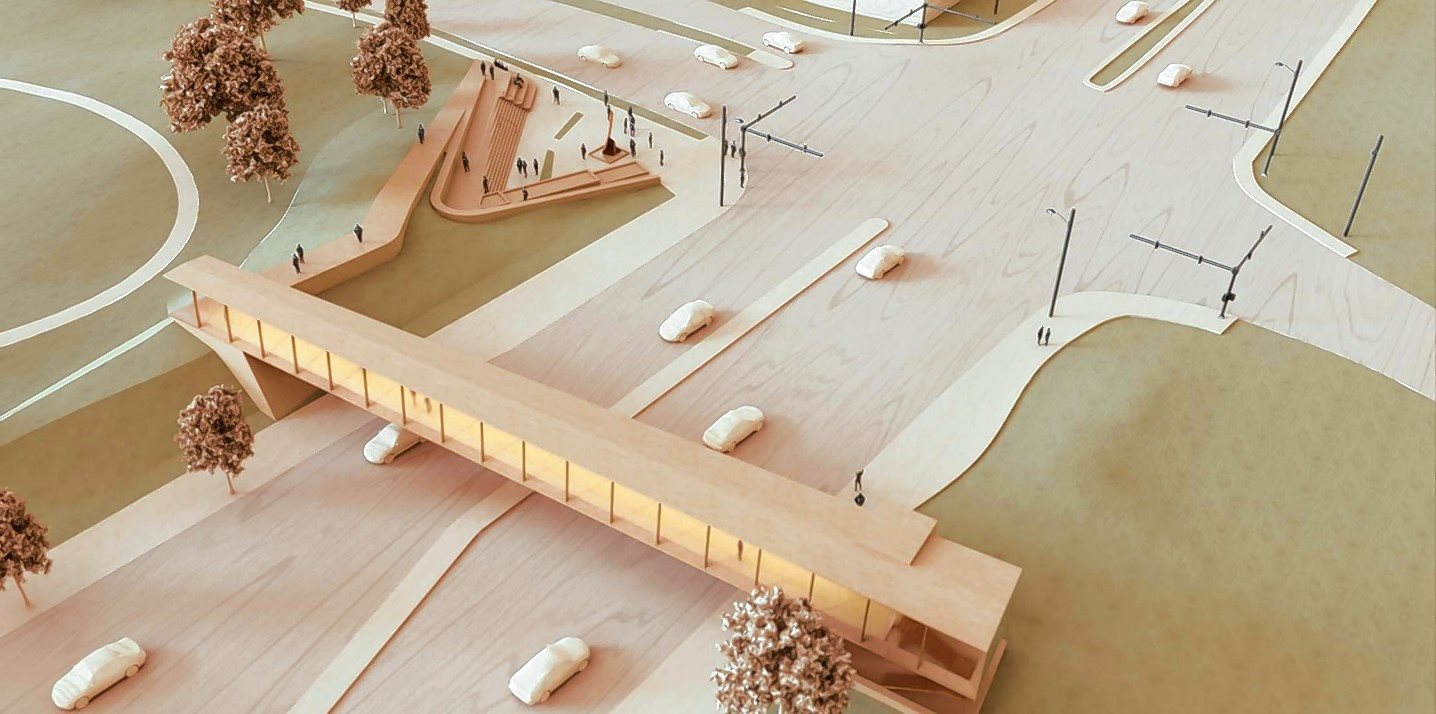 Village selects design for pedestrian bridge over Meacham Road Daily