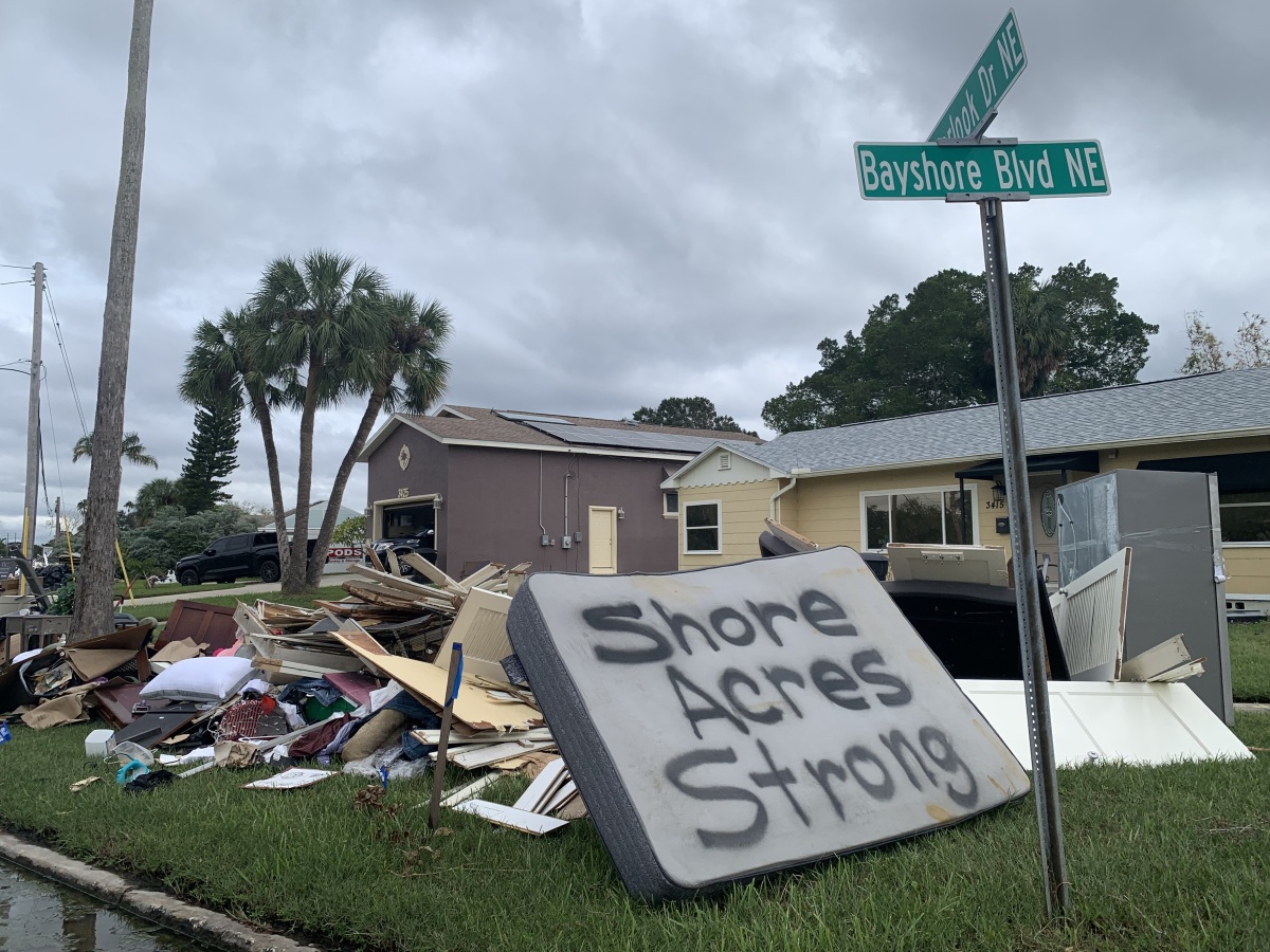 colleen wright times debris piles line the streets on monday of shore